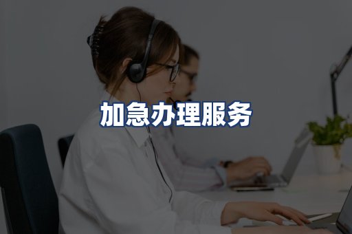 加急办理服务